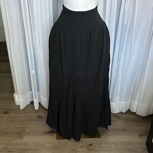 Freepeople Mermaid Black Maxi Skirt  Flowy